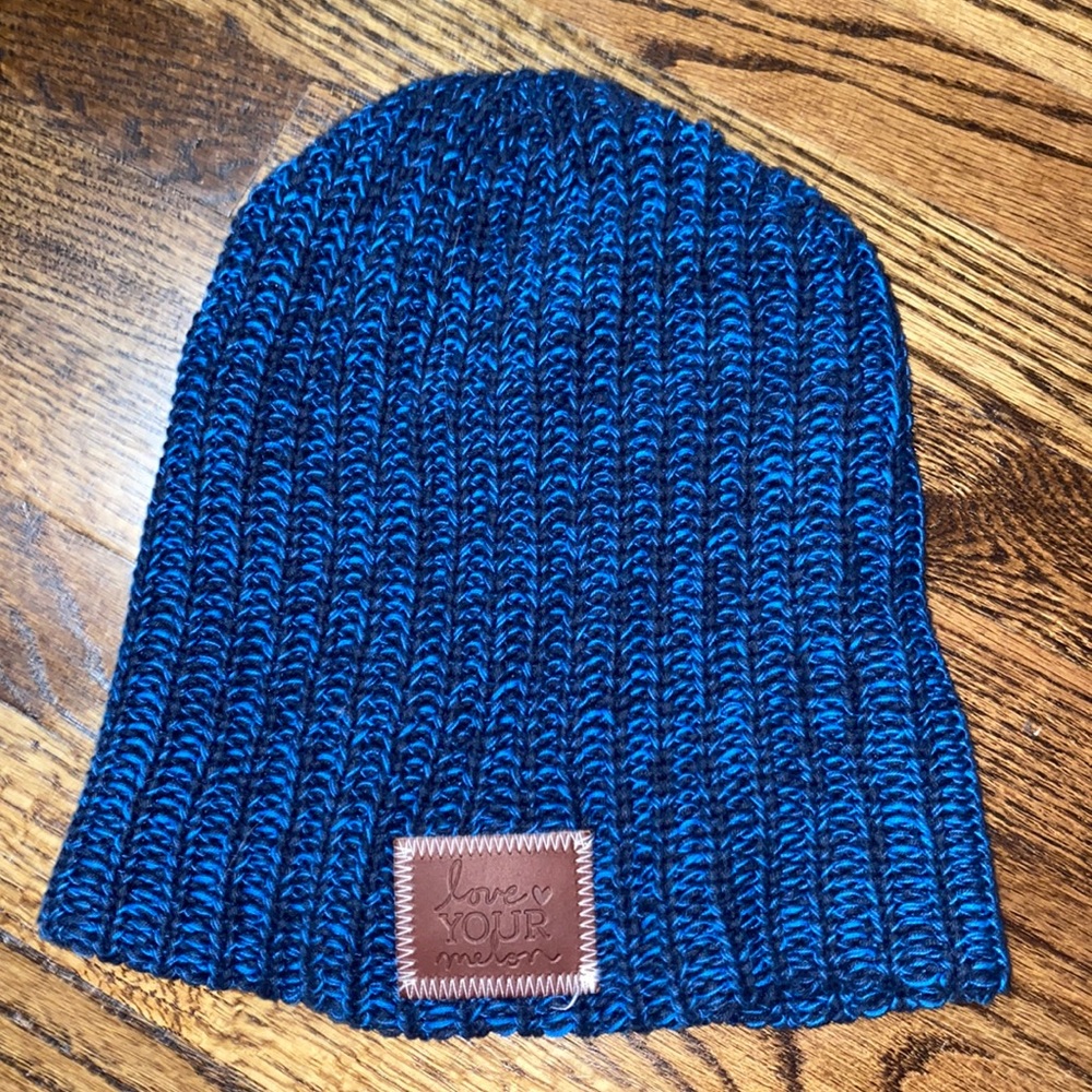 Blue Love Your Melon Beanie Hat